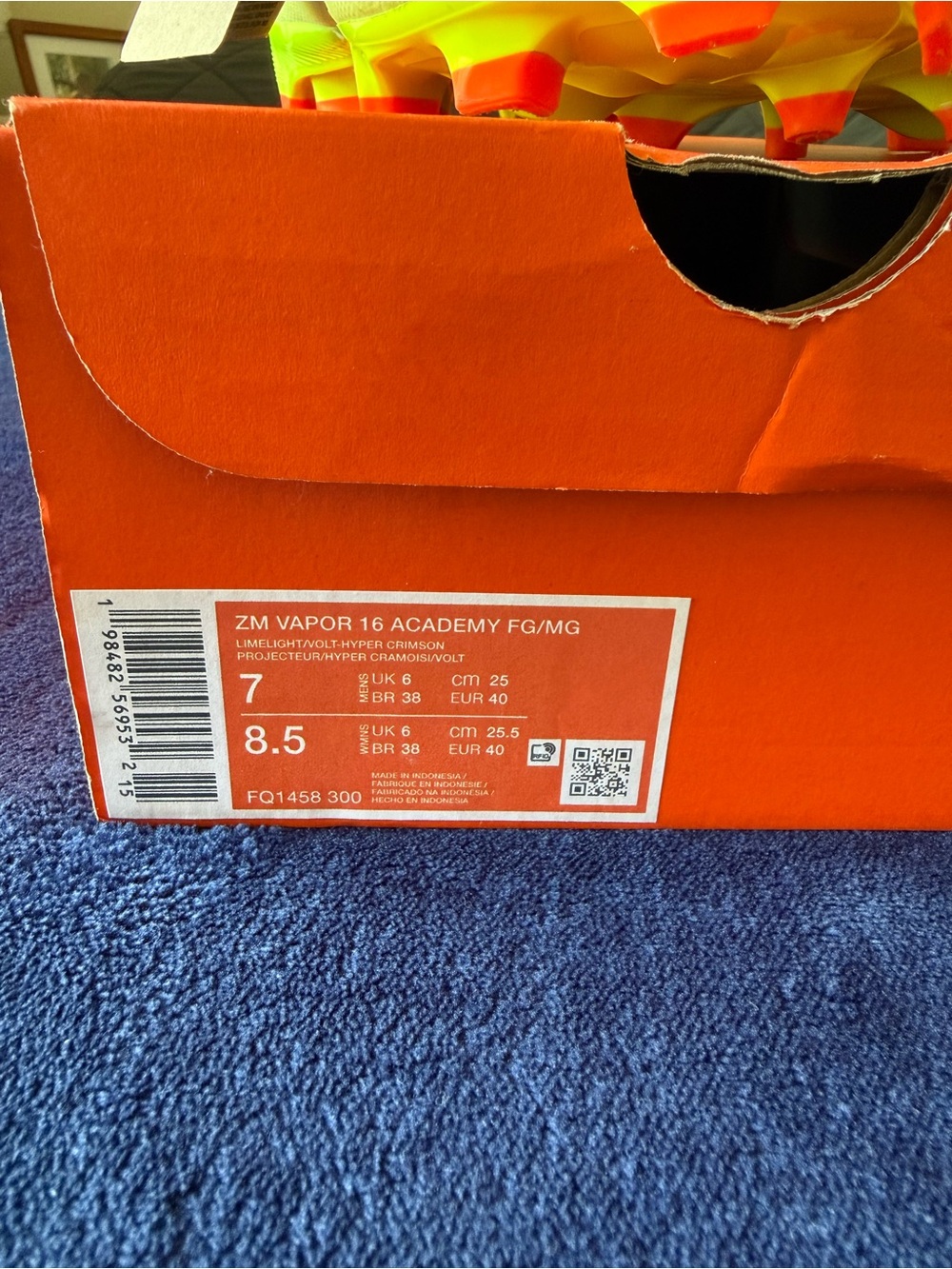 Nike Men’s ZM Vapor 16 Academy Size 7 - Picture 4 of 5